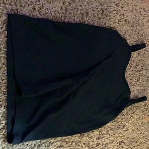 Black tank top